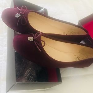 Vince Camilo Burgundy Suede flats